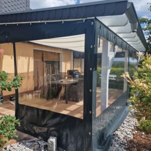 Terrassenvorhangplane auf Maß gefertigt - Konfigurator
