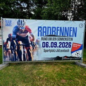Werbebanner - Bauzaunplane PVC