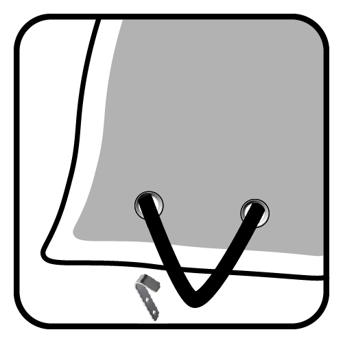 Rundöse + Expanderseil + Abspannhaken