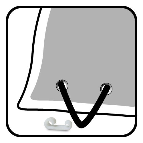 Rundösen + Expanderseil + Doppelhaken