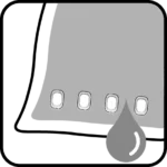 22,5mm x 13,5mm Nirosta