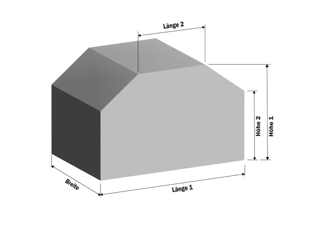 Zwei schräge Kanten